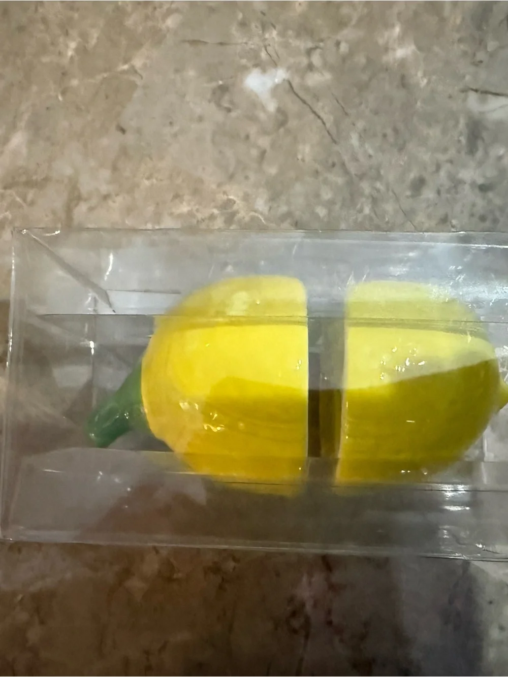 Lemon-Shaped Salt & Pepper Shaker Set - Yellow